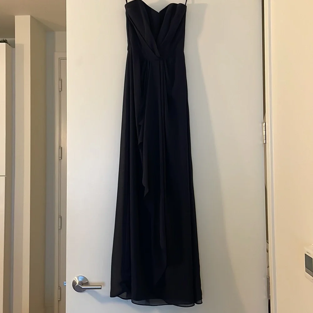 Navy Bridesmaid/Prom Dress - Picture 3 of 6